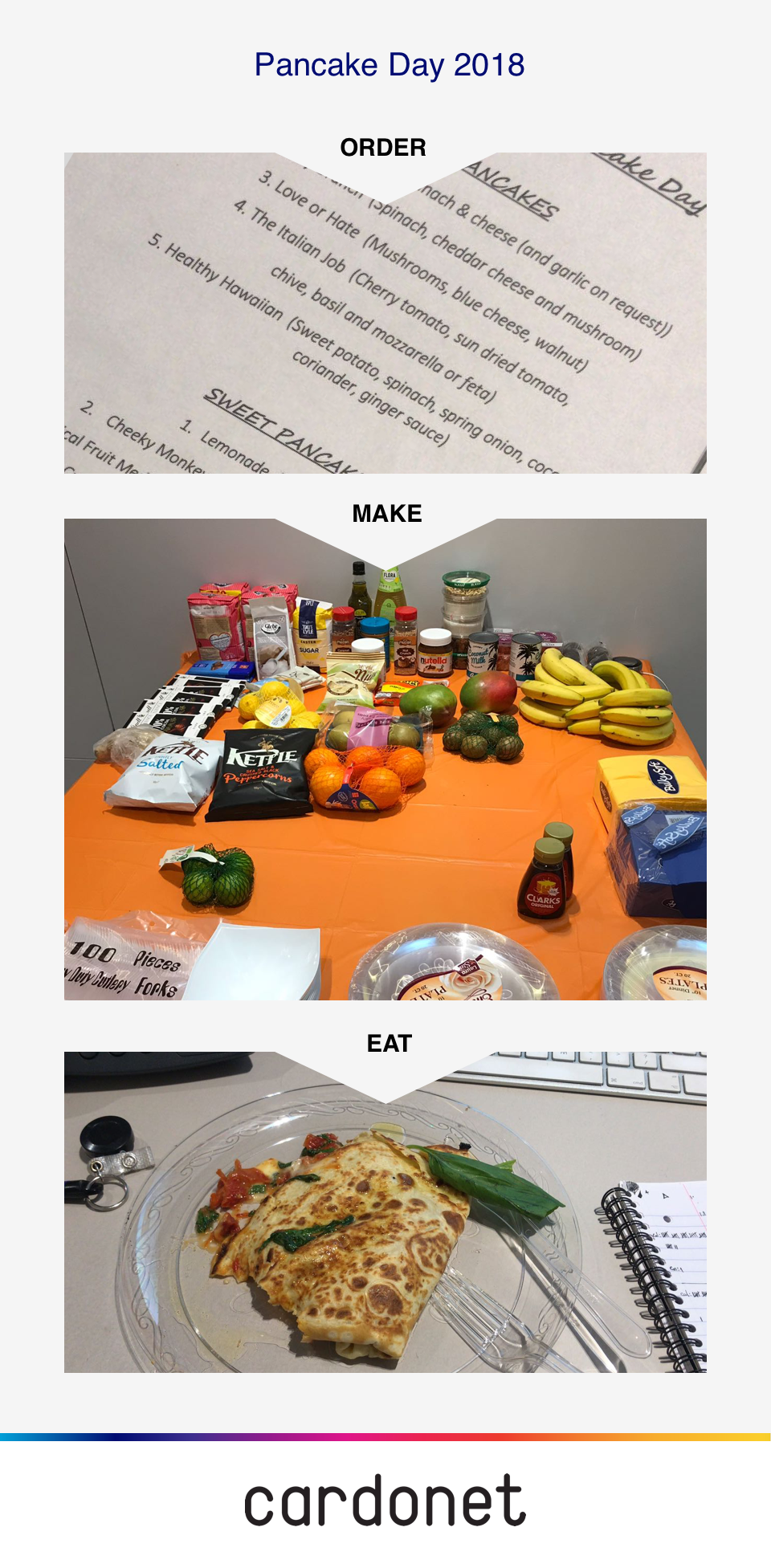 Cardonet IT Services Pancake Day 2018 