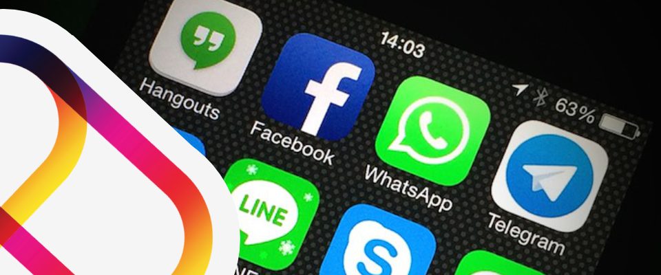 Chat apps such as whatsapp, telegram, hangouts, facebook and skype.