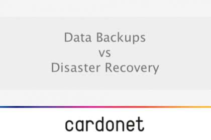The difference between data backups and disaster recovery