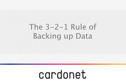 The 3 2 1 rule for backing up data