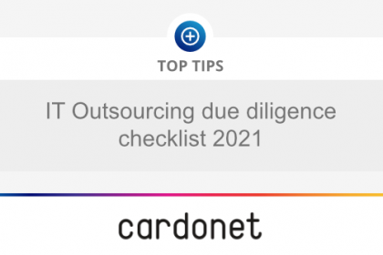 A due diligence checklist for outsourcing your IT