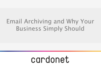 Here we discuss the importance of email archiving for your business