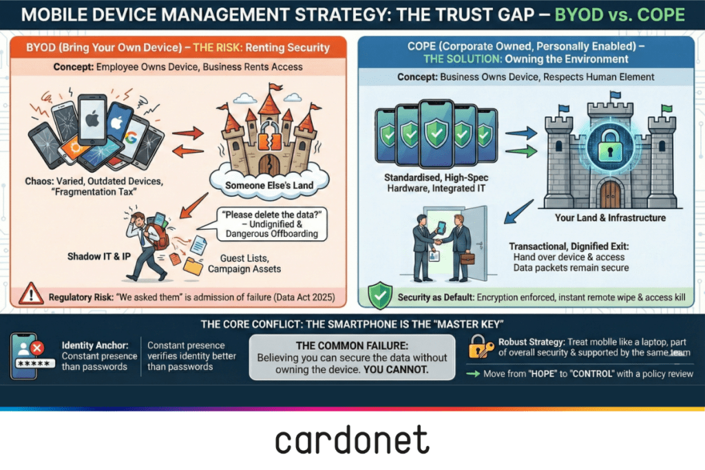 mobile device management trust gap