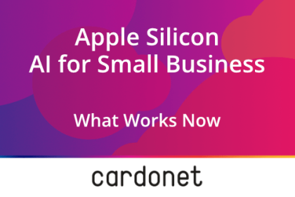 apple silicon powers ai small business