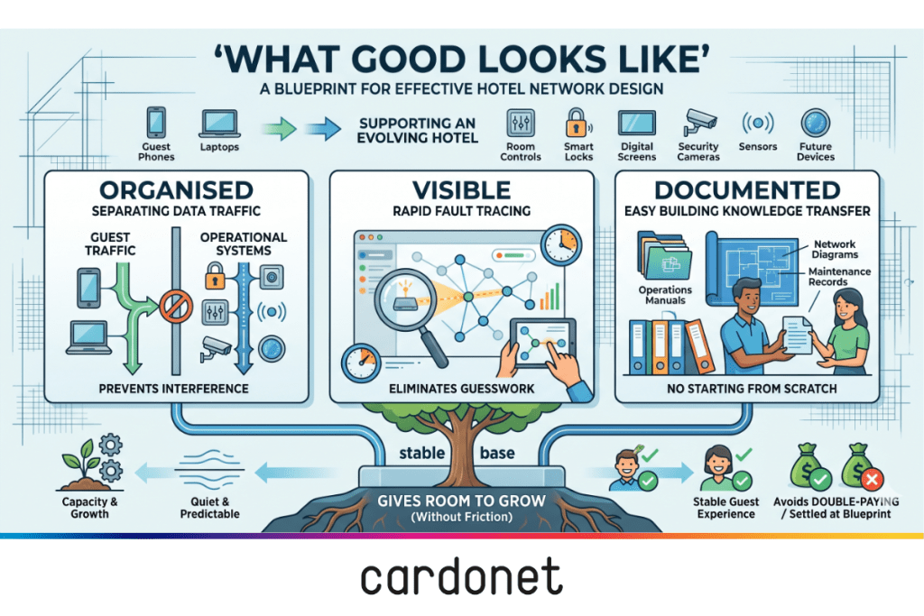 A blueprint for effective hotel network design